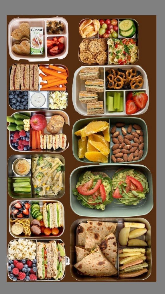 Más combinaciones de lonches para niños